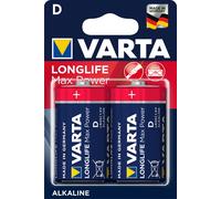 Lot de 2 piles alcaline VARTA Longlife Max Power D/LR20