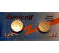 Lot de 2 piles bouton alcalines AG10 G10 LR54 LR54SW LR1130 L1130E LR1130SW L...