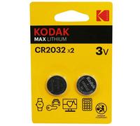 Lot de 2 piles bouton P2R CR2032 Lithum Kodak Gris