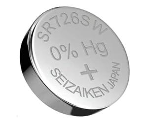 Lot de 2 piles bouton SEIZAIKEN 377, SR626SW, 1,55 V, pour montre à l'oxyde d'argent, 0 % de mercure, 100 % fabriquées au Japon