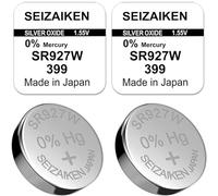 Lot de 2 Piles Bouton SR927W (399) - 1.55V - Fabriquées au Japon - pour Montres Analogiques et Numériques - Haute Fiabilité - Compatibles avec de Nombreux modèles