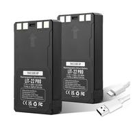 Lot de 2 Piles LIT-22 Pro de Rechange pour Batterie au Lithium SPYPOINT LIT-22 Pro Compatible avec caméra Trail Flex-M Flex G-36 Flex-Plus Flex S (câble de Type C Inclus)