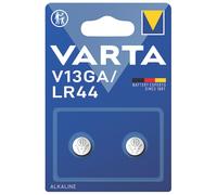 Varta Pile bouton LR 44 1.5 V 2 pc(s) 155 mAh alcaline(s) ALKALINE Spec. V13GA/LR44 Bli2