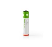 Nedis Piles rechargeables AAA NiMH 1,2V DC 700mAh préchargées Lot de 2
