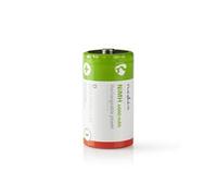 Nedis Piles rechargeables Ni‑MH C HR20 1,2 V 4000 mAh préchargées – Lot de 2