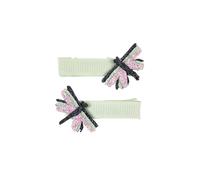 Lot de 2 pince a cheveux yoia verte