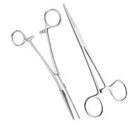 Lot de 2 pince autobloquantes pour piercing - 14 cm - Pince en acier inoxydable - Vétérinaire, soudure et bricolage