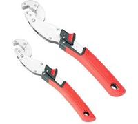 Lot de 2 Pince Multiprise FISHTEC Ø 13-24 mm - 10-19 mm Rouge Rouge G
