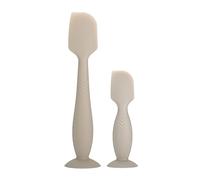 Lot de 2 pinceaux à crème pour couches pour bébé - Applicateur de crème - Pâtes en silicone - Spatule pour bébé - Brosse pour nouveau-né