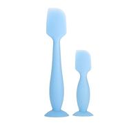 Lot de 2 pinceaux à crème pour couches pour bébé - Applicateur de crème - Pâtes en silicone - Spatule pour bébé - Brosse pour nouveau-né