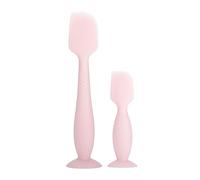 Lot de 2 pinceaux à crème pour couches pour bébé - Applicateur de crème - Pâtes en silicone - Spatule pour bébé - Brosse pour nouveau-né