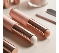 Lot de 2 pinceaux à ongles en silicone et stylos applicateurs de poudre, petits outils de manucure pour dégradé d'ombres et tampons, utilisation à la maison ou au salon