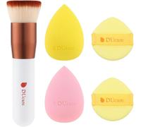 Lot De 2 Pinceaux Autobronzants Kabuki Pinceaux Synthétiques Professionnels Pour Mélange De Liquides Poudre Minérale Polissagesignes De Ponctuation