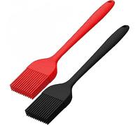 Lot de 2 pinceaux en silicone de qualité alimentaire et sans BPA - 21 cm