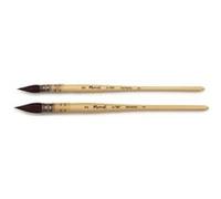 Lot de 2 pinceaux lavis Raphaël n 0 n 2 série 803 petit gris pur G