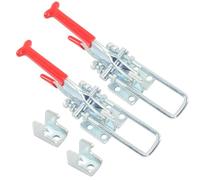 Lot de 2 pinces à bascule pratiques de 350 kg en acier au carbone de grande capacité pour armoires à usage industriel