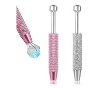 Lot de 2 pinces à billes perforées, pinces à 4 mâchoires, pinces pour puces électroniques