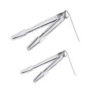 Lot de 2 pinces à charbon pour narguilé - Pince à charbon en métal - Accessoire pour la maison, la cuisine et les fêtes