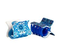 Lot de 2 Pinces à Cheveux à Motifs Originaux. Taille Moyenne (Arabesque)