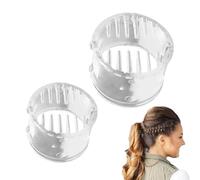 Lot de 2 pinces à cheveux antidérapantes pour femme - Petite boucle décorative pour queue de cheval - Accessoires pour cheveux - Pour femme, maman, fille, petite amie, fille, amoureuse