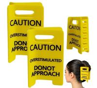 Lot de 2 pinces à cheveux avec avertissement, design « Do Not Approach », cadeau unique pour les femmes, pinces à cheveux créatives pour occasions spéciales