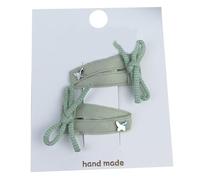Lot de 2 pinces à cheveux avec nœud élégant couleur bonbon en forme de nœud pour fille Photographie Queue de cheval Tiaras
