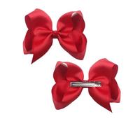 Lot de 2 pinces à cheveux avec nœud, nœuds à cheveux pour femmes, épingles à cheveux en ruban, pinces à cheveux pour queue de cheval, accessoires pour femmes et filles, cadeaux de Noël, d'anniversaire