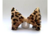 Lot de 2 pinces à cheveux avec oreilles de chat, accessoires pour cheveux en fourrure de chaton, bandeaux à cheveux pour Halloween, décorations de Noël