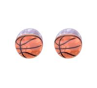 Lot de 2 pinces à cheveux de basket-ball pour femmes et filles - Accessoires pour cheveux épais et fins - Mini pinces pour cheveux courts et longs - Épingles à cheveux de sport pour femmes et filles