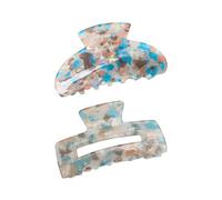 Lot de 2 pinces à cheveux de couleur bonbon pour femmes et filles - Couleur vive - Pour cheveux épais et fins pour diverses tenues