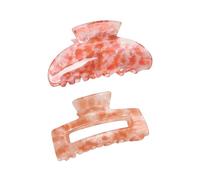 Lot de 2 pinces à cheveux de couleur bonbon pour femmes et filles - Couleur vive - Pour cheveux épais et fins pour diverses tenues