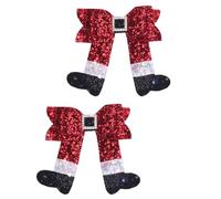 Lot de 2 pinces à cheveux élégantes en forme de botte - Accessoire de Noël - Convient pour tous les jours