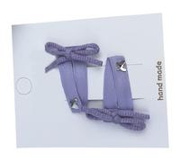 Lot de 2 pinces à cheveux élégantes en forme de nœud - Couleur bonbon - Pour fille - Photographie de queue de cheval - Tiaras