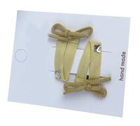 Lot de 2 pinces à cheveux élégantes en forme de nœud - Couleur bonbon - Pour fille - Photographie de queue de cheval - Tiaras