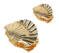 Lot de 2 pinces à cheveux en coquillage doré tendance et mignonnes, adaptées à la plupart des styles de cheveux, cadeaux adaptés pour les filles (9,5 cm et 5,5 cm)