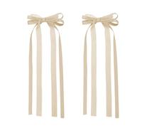Lot de 2 pinces à cheveux en dentelle avec ruban tendance pour femme