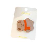 Lot de 2 pinces à cheveux en tissu, fruits d'animaux mignons et mignons faits à la main