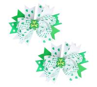 Lot de 2 pinces à cheveux irlandaises pour enfants - Décoration de fête - Pour les tenues de vacances et les célébrations