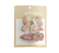 Lot de 2 pinces à cheveux pour enfants avec motifs de dessins animés pour différentes coiffures