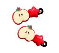 Lot de 2 pinces à cheveux pour enfants - Étoile fruitée - Couleur bonbon - Accessoires de cheveux tendance pour un usage quotidien