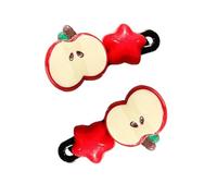 Lot de 2 pinces à cheveux pour enfants - Étoile fruitée - Couleur bonbon - Accessoires de cheveux tendance pour un usage quotidien