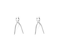 Lot de 2 pinces à cuir à tête droite réglable pour sac de ceinture et portefeuille Pince plate C Type C