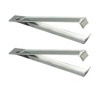 Lot de 2 pinces à éplucher en acier inoxydable - Outil de cuisine pratique avec poignée de précision - Solution pour la préparation de la cuisson
