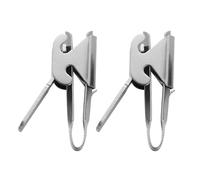 Lot de 2 Pinces à Éplucher Tournesol en Acier Inoxydable, Ouvre-Noix | Séparateur de Coquilles, Manche Allongé à Effet de Levier, Protège les Dents, pour Graines de Melon et Noix
