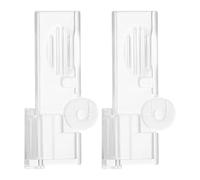 Lot de 2 pinces à lait en carton | Clips d'étanchéité à lait étanches | Rotation à 180 degrés pour sacs alimentaires pour emballage liquide, studio, voyage, réfrigérateur, dortoir, garde-manger