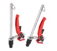 Lot de 2 pinces à pression rapide pour le travail du bois - Pour bureau - Agence rapide - Pince de soudage - Pince de table à cliquet durable