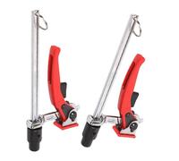 Lot de 2 pinces à pression rapide pour le travail du bois - Pour bureau - Agence rapide - Pince de soudage - Pince de table à cliquet durable