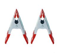 Lot de 2 pinces à ressort en métal en forme de A de 6,1/15,2 cm, outils à forte adhérence pour le travail du bois, toiles de fond de photographie, feuilles en plastique avec coussinets de protection
