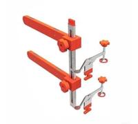 Lot de 2 pinces coulissantes de tiroir avec clé de serrage, marquages métriques gravés et à double échelle, bras de support réglable pour installation de glissière de tiroir d'armoire de précision