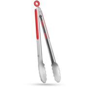 Lot de 2 pinces de cuisine en acier inoxydable - 22,9 cm et 30,5 cm - Avec mécanisme de verrouillage et poignée antidérapante